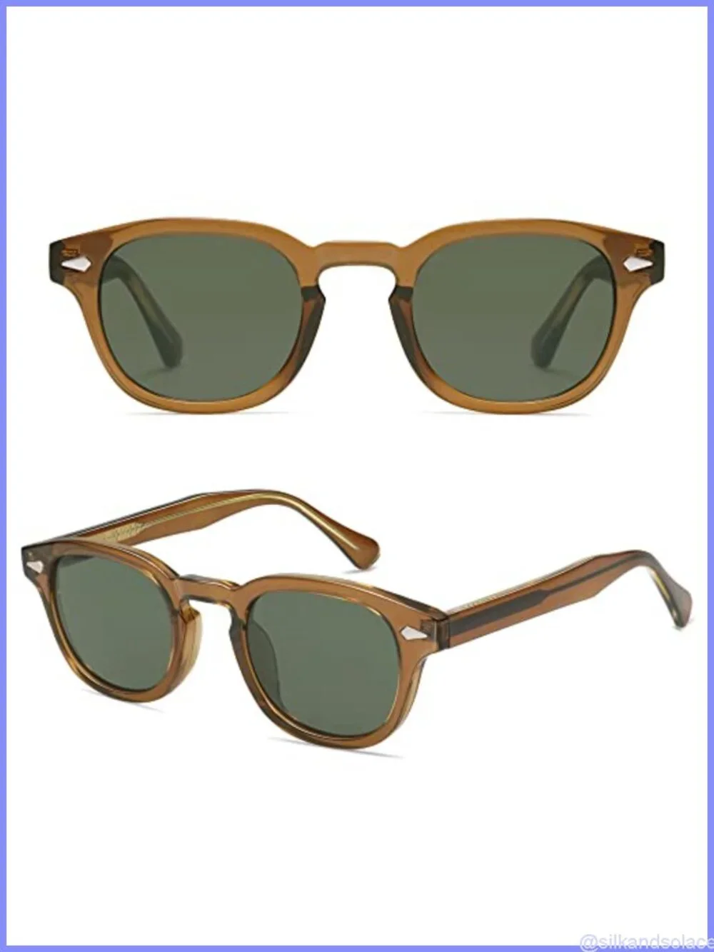 Retro Small Round Sunglasses UV400 Protection Lenses Unisex
